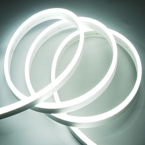 Tira de luces LED neón SUYOOULIN 40 m 110V Daylight White miniatura 3