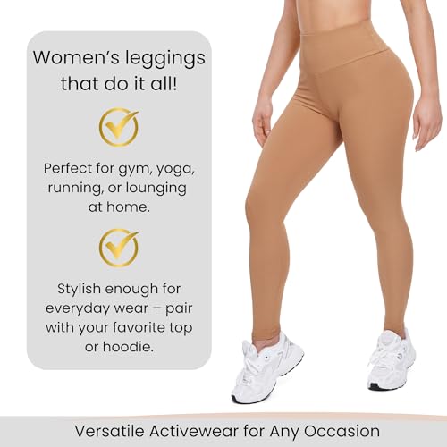 SOFTSAIL Women’s High-Waisted Ribbed Leggings Push-Up Stretchy Yoga Pants for Gym & Workout Tummy Control Activewear, Breathable & Comfortable, Sizes S-XL - Image 3