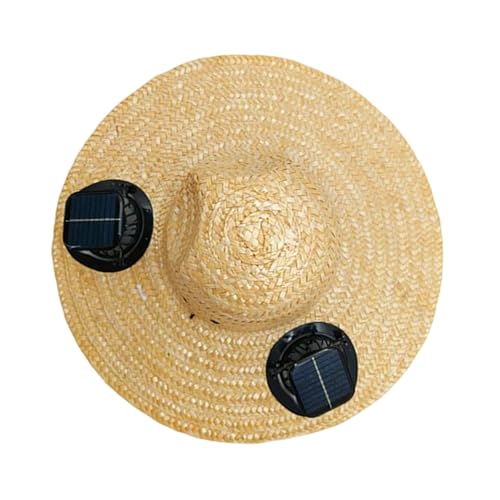 Chapeau de refroidissement respirant avec ventilateur réglable solaire