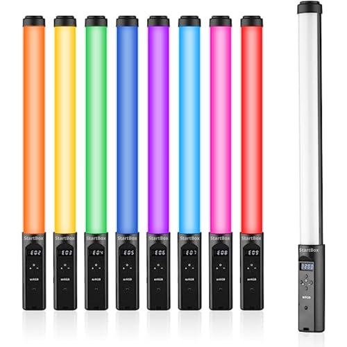 Bastão De Led Iluminação Profissional Rgb 50cm E Branco Preenchimento Fotografia 2000 Lumens com Con
