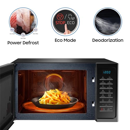 Image of Samsung 28 L Convection Microwave Oven (MC28A5025VP /TL, Dark Gray)