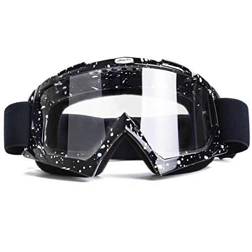 JAMIEWIN Motocross Goggles ATV Dirt Bike Motorcycle Clear Lens UTV MX OTG Offroad Riding Goggles...