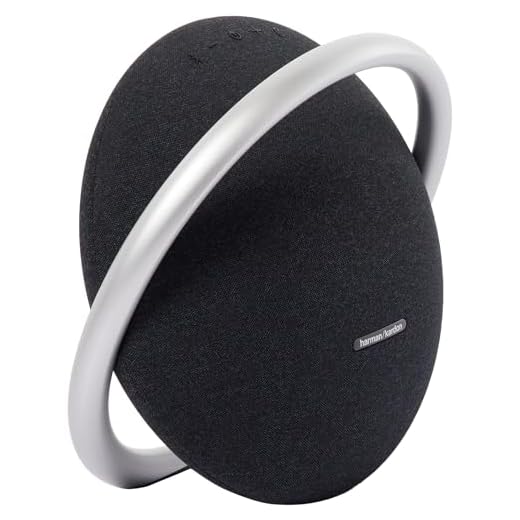 HARMAN KARDON Onyx Studio 8 Tragbarer Bluetooth-Lautsprecher, Schwarz, 50 W