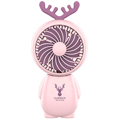Mini-Tischventilator Tragbarer Handventilator Elektrischer USB-Akku mit Drei Geschwindigkeiten Persönlicher Kleiner Ventilator mit