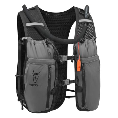 Gilet de course UTOBEST 10L anti ballottement pour courir sans soif taille SM