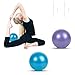 DEARLIVES Palla Fitness per Pilates,2 Pezzi Palle da Ginnastica 23-25cm,Palla Pilates Piccola Ginnastica per Esercizi Palestra,Fitness,Yoga,Equilibrio(Blu e Viola)