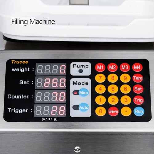 Máquina llenadora automática de Botellas para líquidos viscosos: llenado eficiente de Miel, champú, Aceite y Pasta, Ideal para embotellar Salsas, aceites comestibles y cosméticos.