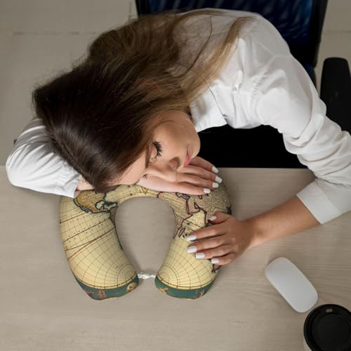Almohada espuma viscoelástica para viaje ajustable miniatura 7