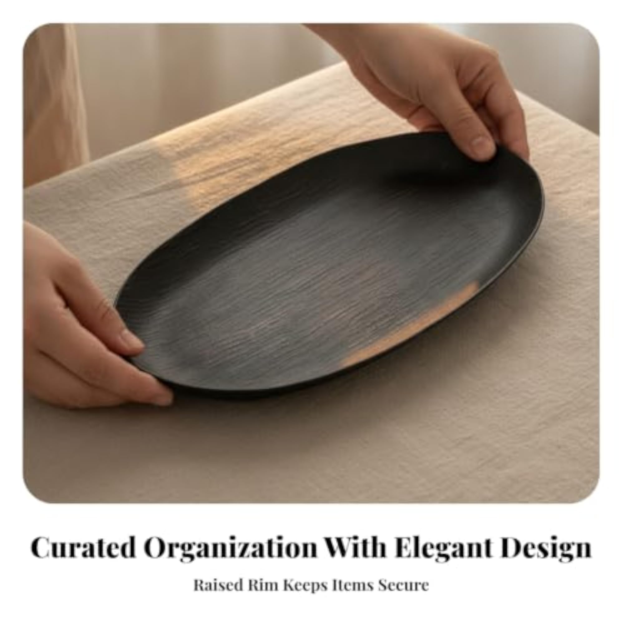 Decorative Aluminum Tray, Handmade Minimalist Gift