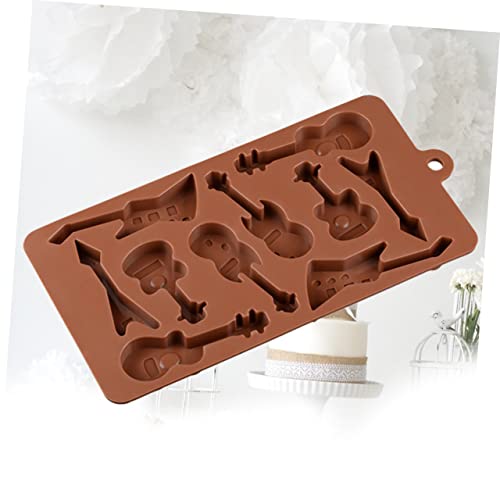 Molde para cubitos de hielo en forma de guitarra miniatura 2