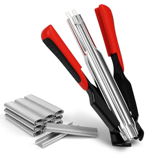 Pinza per Recinzione con 1500 Clip Pinza Anelli di Maiale per Rete di Recinzione per Gabbie per Animali Domestici, Recinti, Anelli per Maiali