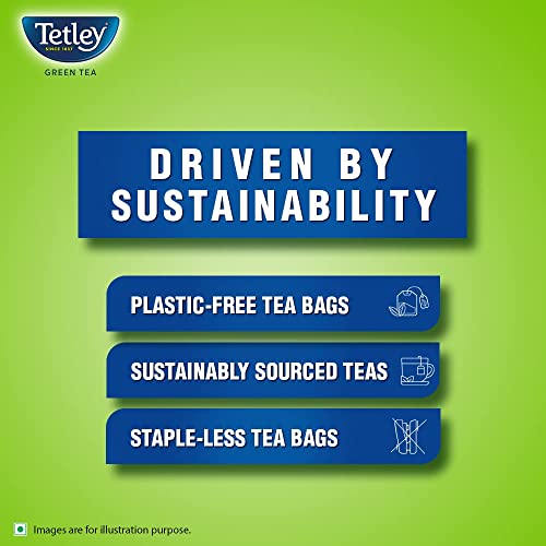 Image of Tetley | Green Tea with Tulsi | Immune with Added Vitamin C | 25 Tea Bags
