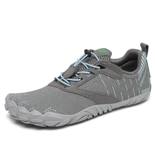 Image of SAGUARO Womens Mens Barefoot Shoes Minimalist Trail Runner Wide Toe Box Zero Drop Outdoor Cross Training Shoe