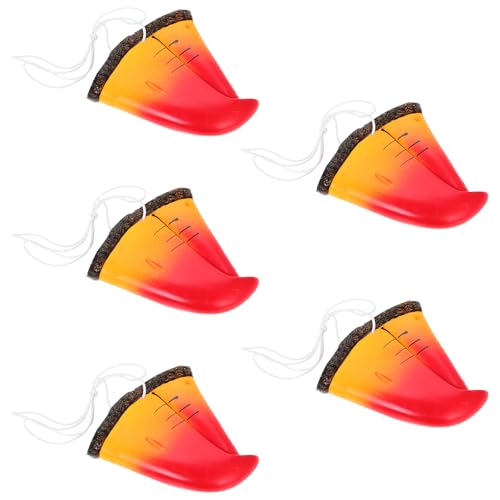DEARMAMY 5Pcs Simulation Animal Nose Parrot Nose Dress Up Bird Nose Parrot Costume Mask Bird Beak Animal Cosplay Costume Mask for Halloween Birthday Holiday Party Dress Up Supplies