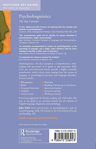 Psycholinguistics: The Key Concepts