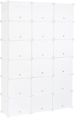 Miniatura 5 de Organizador de zapatos de 12 niveles, estante portátil y expandible para 72 pares, armario negro resistente para zapatos (blanco, 47.25 x 12 x 72
