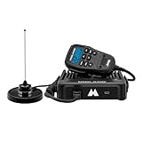 Midland® MXT575J Jeep® MicroMobile GMRS Two Way Radio with NOAA Weather Scan and Alert - for Farms, Ranches, Overlanding - Repeater Capable, Integrated Control Mic,- External Magnetic Mount
