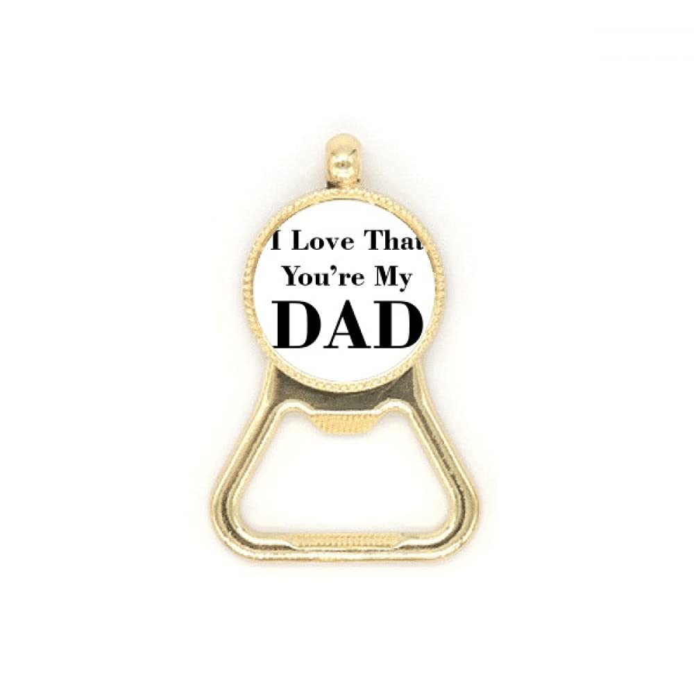 Porte-clés acier inoxydable You're My Dad pendentif gravé homme