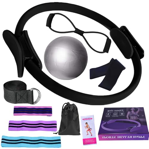 【Leggero e Portatile】Il nostro kit pilates completo è compatto e leggero, il che ne aumenta la portabilità e lo rende facile da trasportare e utilizzare ovunque. Il pilates essentials kit si adatta facilmente al tuo stile di vita e può essere utilizzato sempre e ovunque senza occupare troppo spazio. È la scelta perfetta per gli amanti del fitness sempre impegnati