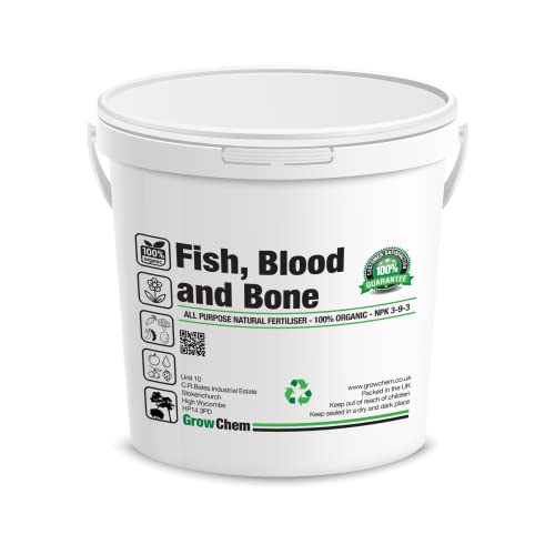 Fish, Blood and Bone for Plants,1Kg Bucket, Multi-Purpose Plant Food Fertiliser, Organic All Purpose...