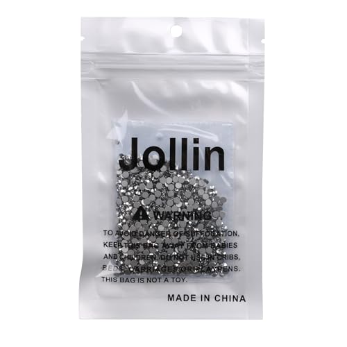 Image of Jollin Crystal Flatback Rhinestones Gems for Crafts 3.2mm SS12, Silver | Glue Fix, 1440pcs Glass Rhinestones for Bedazzling, Clothes, Tumblers, Nail Art, Shoes, Bags, Caps & Accessories Decoration