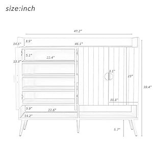 Modern Shoe Cabinet with Adjustable Shelves,11-Tier Shoes Rack w/Large Storage Space,Wooden Shoe-Rack Organizer for Entryway, Living Room, Hallway,PVC Surface,White Modern Shoe Cabinet with Adjustable Shelves11 Tier Shoes Rack wLarge Storage SpaceWooden Shoe Rack Organizer for Entryway Living Room HallwayPVC SurfaceWhite