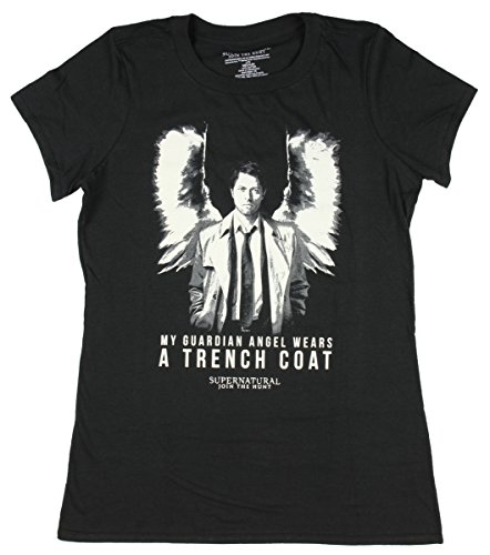 Supernatural Castiel Guardian Angel Girls T-Shirt
