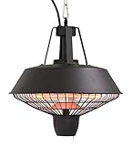 Westinghouse WES31-1520C Infrared Electric Outdoor Heater-Hanging, Black