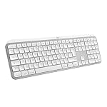 Logitech – Logitech MX Keys S for Mac, kabellose Tastatur, flüssiges (H