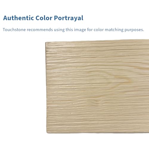 Image of Touchstone Floating Fireplace Mantel Shelf - Solid Wood Wall-Mounted Mantel - Rustic Farmhouse Style 72 Inch - Unfinished