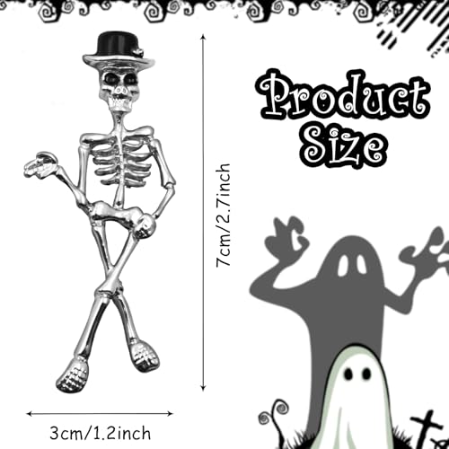 Insignias para ropa de calavera y bufandas góticas de invierno 2