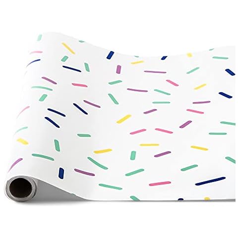 WEDDINGSTAR Decorative Paper Table Runner 25' (L) x 20" (W) - Sprinkles Cover