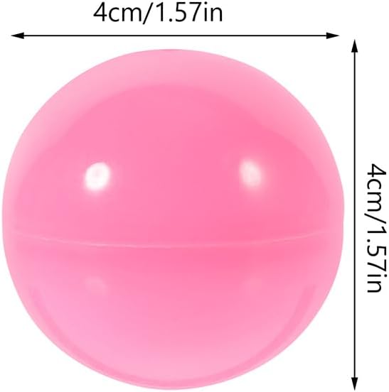 PRETYZOOM 25 Pack Clear Openable Raffle Balls 1.57 in Fillable Capsules Plastic Bingo Balls for Prize Draws Lottery Games Party Favors Event Decorations Reusable Game Props