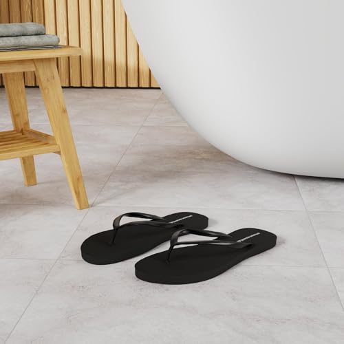 Image of Amazon Essentials Women's Flip Flop Sandals, Pack of 3