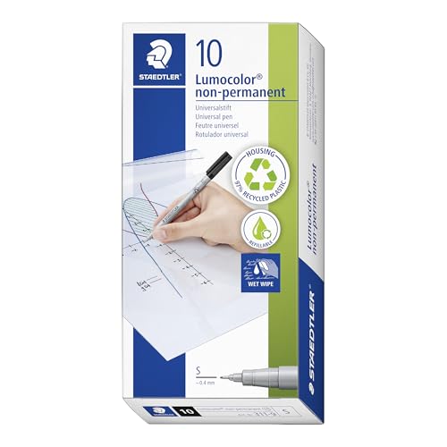 Feutre non-permanent Staedtler 311 stylo feutre noir effaçable 0,4 mm