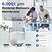 PureDrop RTW5 SGS-Tested 5 Stage Reverse Osmosis Water Filter System with Innovative Top-Mounted Faucet Design, TDS Reduction 50 GPD Under Sink RO Water Filtration Plus Extra 3 Filters