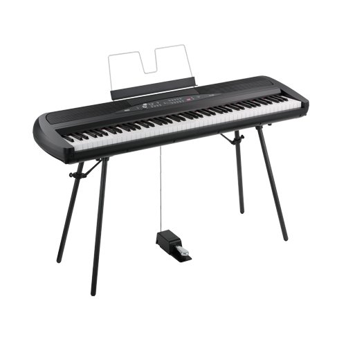 Korg Sp280bk 88-key Piano numérique et haut-parleur avec Knox X-Style clavier Banc et casque de studio (Noir) - Les Beatles, Paul McCartney, John Lennon, RIngo Starr, George Harrison Korg Sp280bk 88-key Piano numérique et haut-parleur avec Knox X-Style clavier Banc et casque de studio (Noir) – Image 7