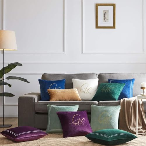 Image of Khooti Velvet 200 TC Cushion Cover Pack Of 1-14 inchX20 inch /36X51 Cm-Color-Copper Gold-Soft Pillow Covers Cushion Case For Sofa Bedroom Living room Chair Car