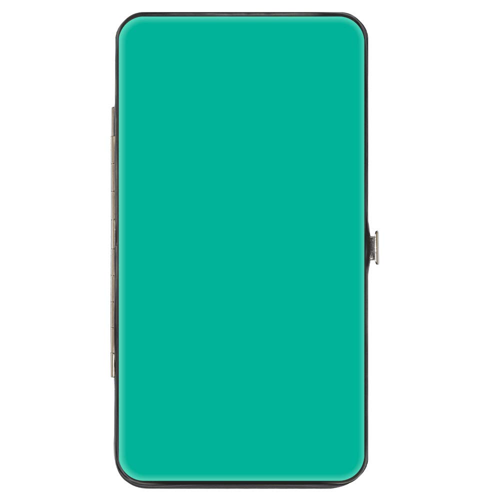Buckle-Down unisex adults Buckle-down Hinge - Teal Wallet, Multicolor, 7 x 4 US