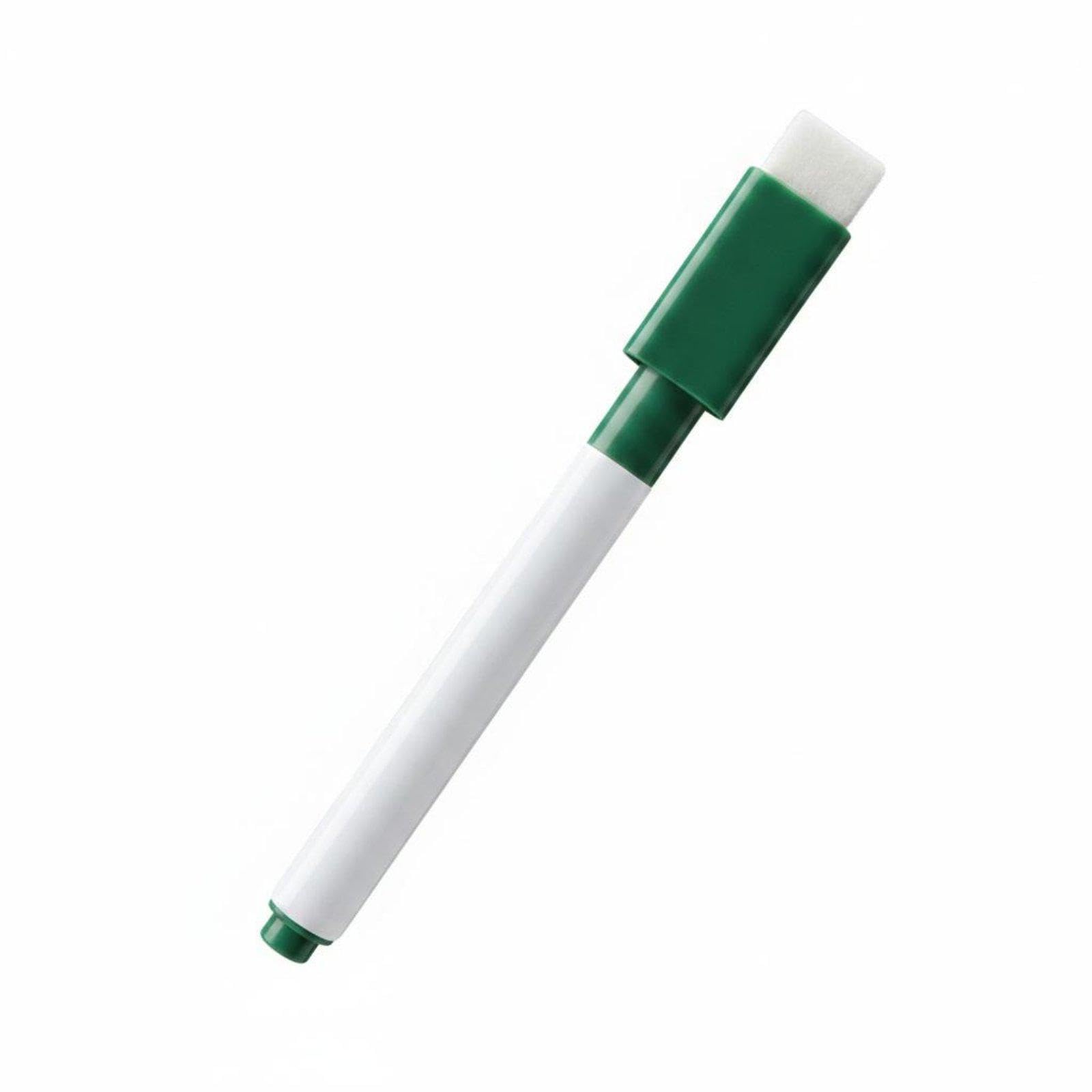 CALANDIS Whiteboard Marker with Eraser Erasable Water Based for Sketch Board, School Dark Green W Magnetic Brush-image-13