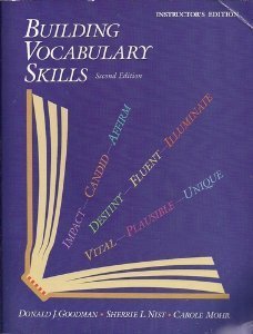 Paperback Building Vocabulary Skills Book