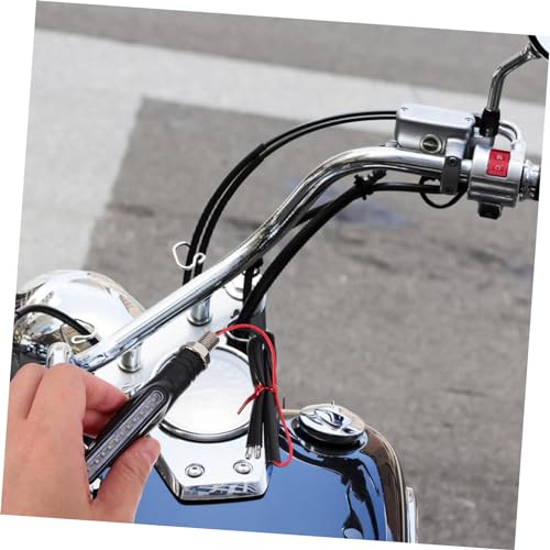 Mikinona 4Pcs Sinal De Volta Da Motocicleta Acessórios Da Motocicleta Luzes De Freio Da Motocicleta
