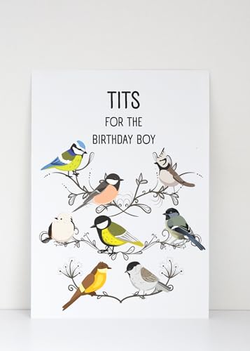 TEEMI-Birdwatching - Funny Birdwatcher Birthday Card for You Best Friend, Boyfriend, Husband, Brother, Dad, Grandad or Uncle4
