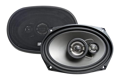 Earthquake Sound T693X 6x9-inch 3-Way TNT Series Coaxial Speakers (Pair) ,Black