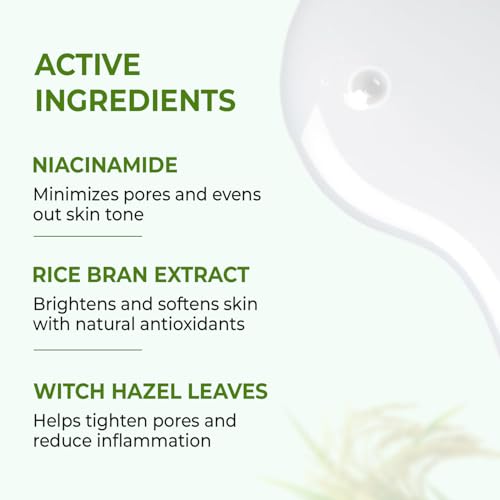 Image of VINR 10% Niacinamide & 1% Hylauronic Acid Rice Water Face Toner Pore Tightening & Glowing Skin Oil Control | Hydrating Facial Toner for Acne-Prone, Sensitive & All Skin Types | Women & Men -300ml (Pack of 3 )