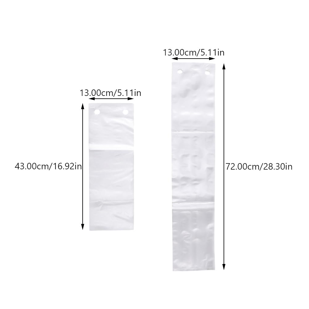 Sosoport 200pcs Clear Umbrella Covers Transparent Umbrella Storage Bags Wet Umbrella Sleeves Reusable Plastic Umbrella Pouches Automatic Wet Umbrella Bag Wrapper Dispenser
