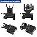 OTW Flip Up Iron Sights Flip Up Front Sight + Back Up Rear Sight