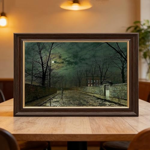 Cadre à suspendre Moonlight After A Rain Grimshaw poster déco murale - 6