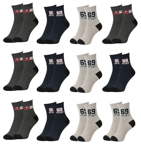 Btag Sports Ankle Cotton Socks for Men & Women – Breathable, Sweat...