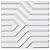 Art3d Decorative 3D PVC Wall Panel for Interior Décor, 12-Pack 19.7 x 19.7 in., 32 Square Feet, Stripe
